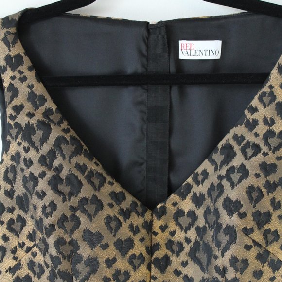 Red Valentino Animal Print Mini Dress - Picture 3 of 3